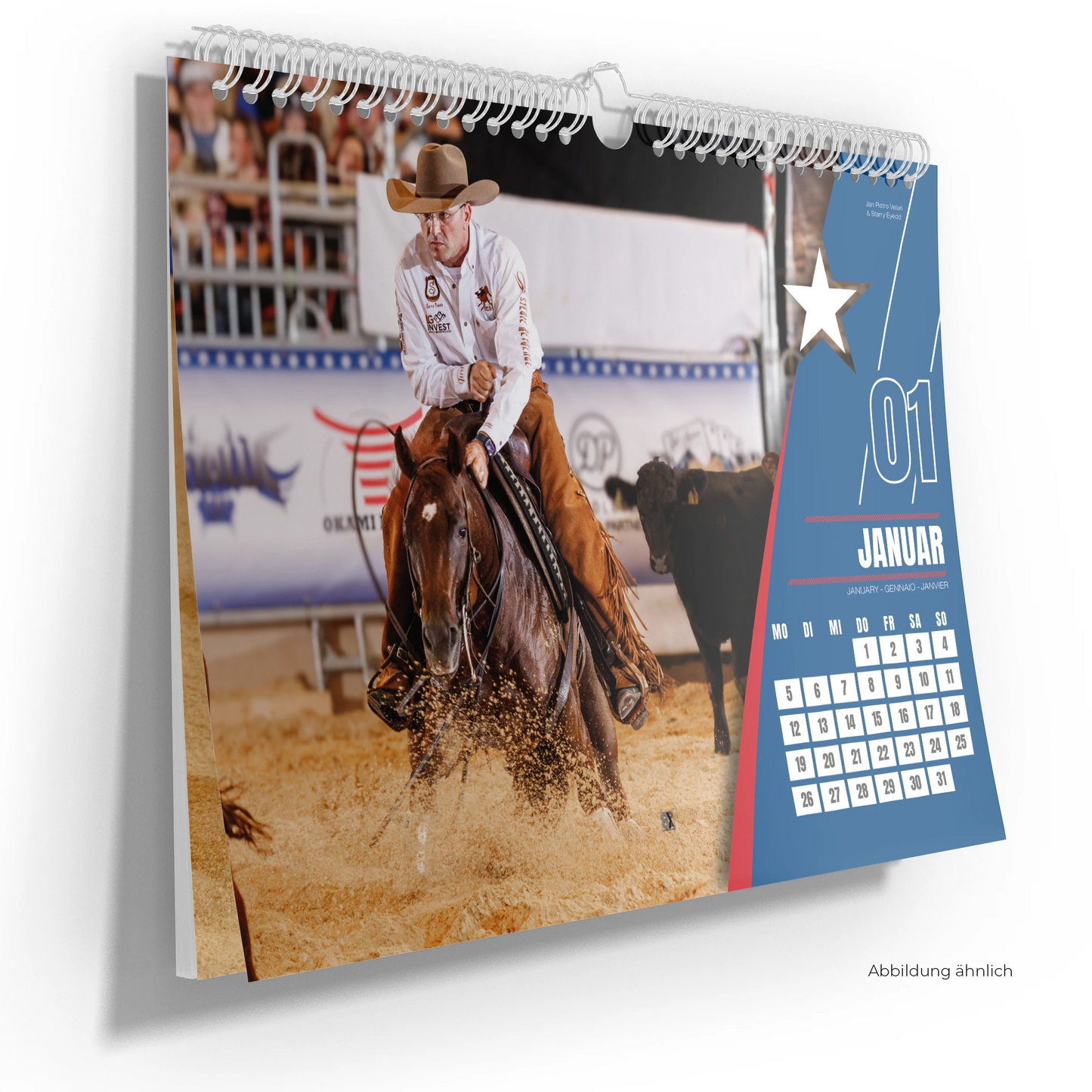 AMERICANA Wandkalender 2026 - DIN A3