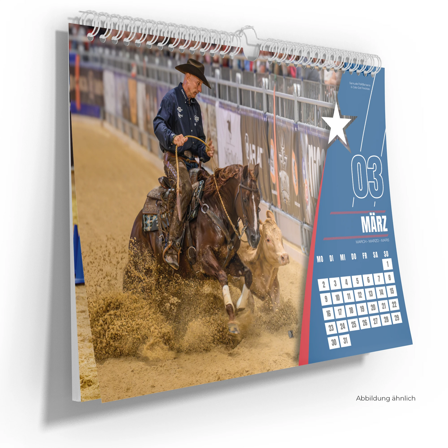 AMERICANA Wandkalender 2026 - DIN A3