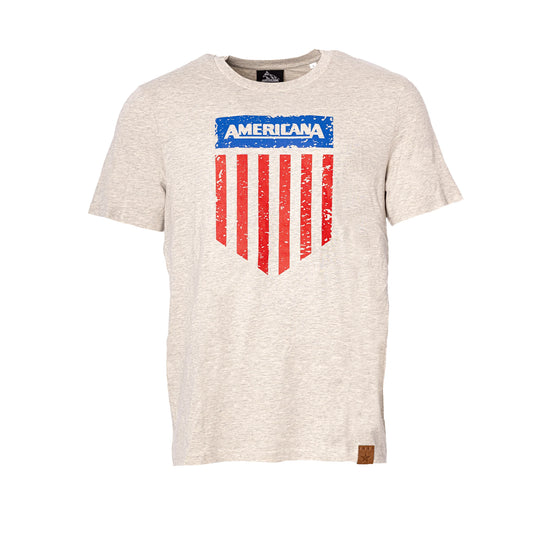 T-Shirt - Vintage Flag Heather Haze